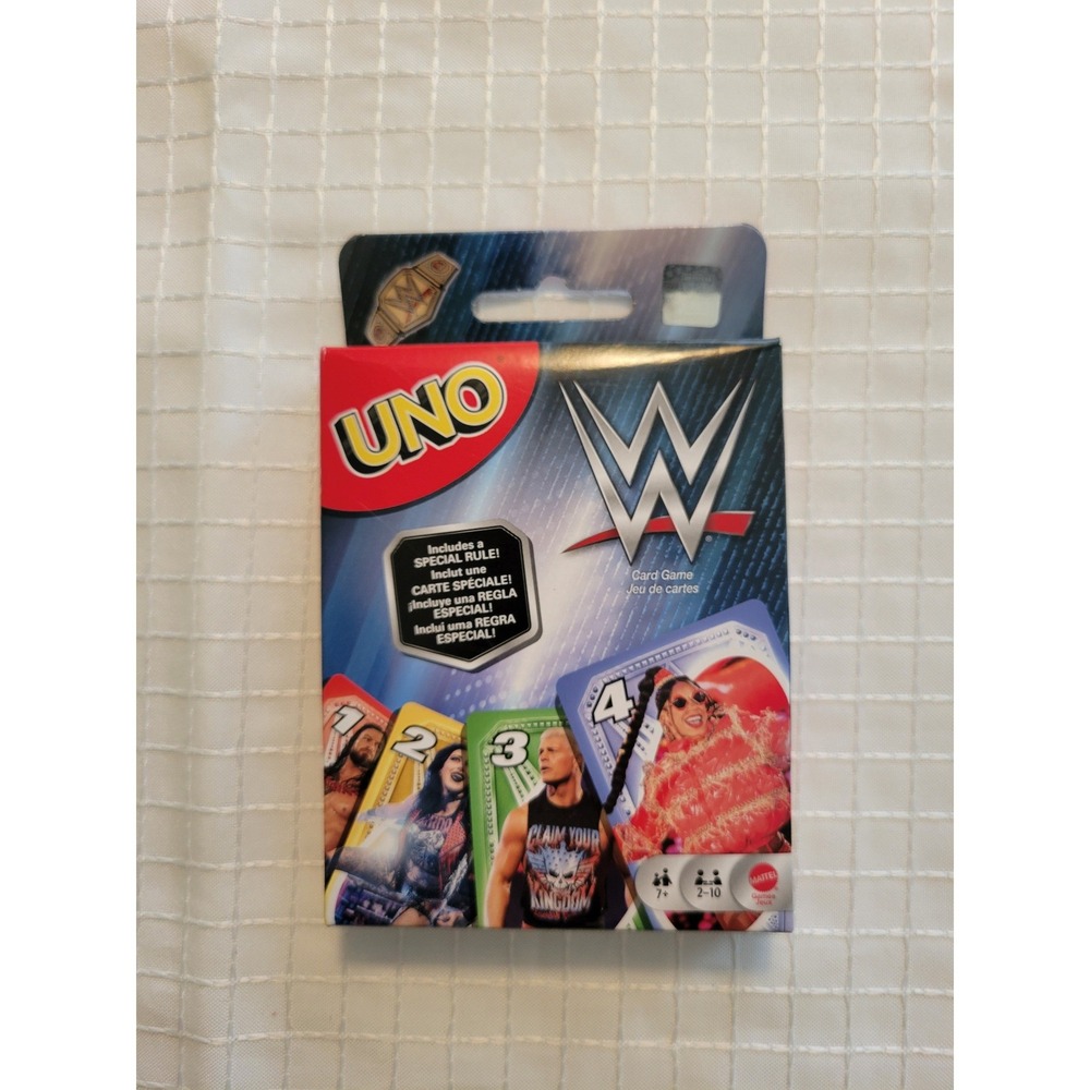 Mattel WWE Uno Card Game Special‎ Edition Wrestling Superstars JKH98 New
